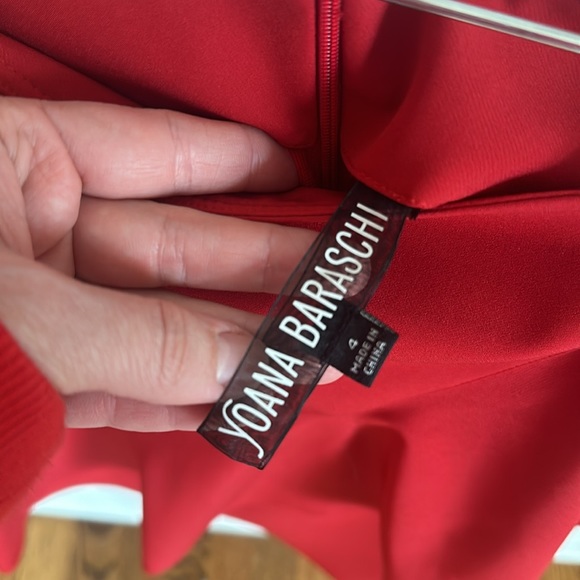 Red Skirt with Ruffle - Picture 3 of 4